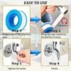 PTFE Thread Sealing Tape Waterproof Plumbing Pipe Seal Tape