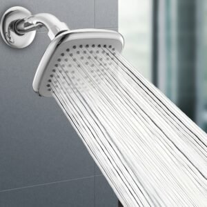 192b2a0d-a053-4c69-aa01-f93c32ab3ee8.jpg 4 Inch High Pressure Shower Head Bathroom Water Saving Shower