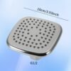 4 Inch High Pressure Shower Head Bathroom Water Saving Shower