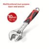 10 Inch Heavy Duty Adjustable Wrench Multi-Purpose Repair Hand Tool