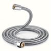 1.2M Stainless Steel Large Flow Shower Hose Bathroom Water Heater Pipe