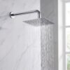 Luxury 8 Inch Square Stainless Steel Rain Shower Head