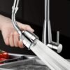 Rotatable Kitchen Faucet Bubbler Anti-Splash Pressurized Sink Tap