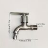 304 Stainless Steel Washing Machine Tap Silver Water Faucet