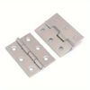 10pcs Heavy Duty Flat Metal Hinges Door Cabinet Furniture Hinges