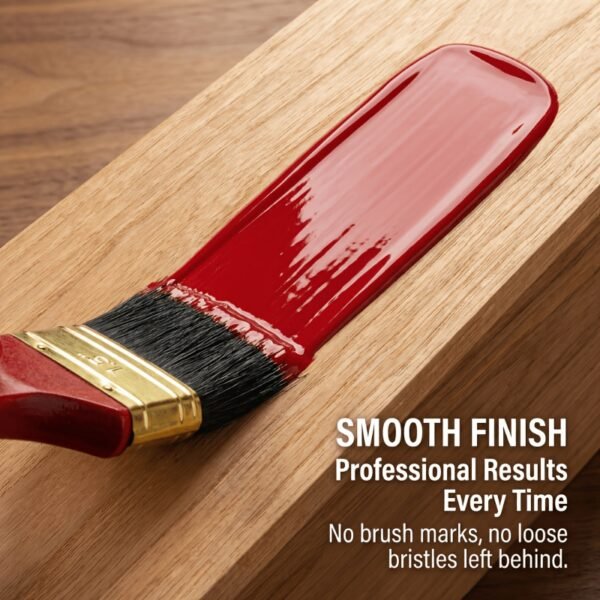 4pcs Paint Brush Set Multi-Size Painting Brushes for Wall & DIY Use
