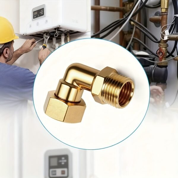90 Degree Female Copper Pipe Connector Plumbing Fitting