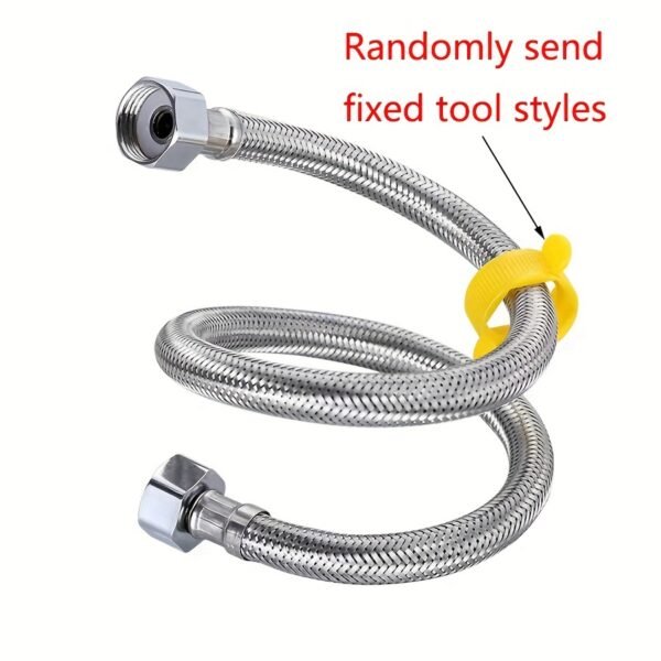 304 Stainless Steel Braided Water Inlet Hose for Toilet & Water Heater